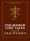 Cover image for The Book of Lost Tales, Part Two